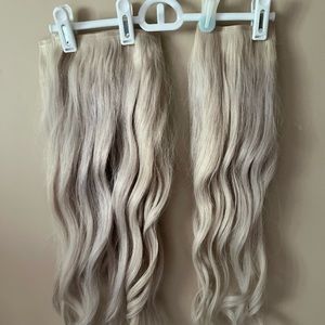 Bellami Hair Platinum Silk Seam Extensions LIKE NEW